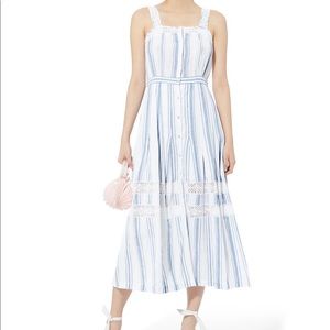 loveshackfancy eve striped midi dress